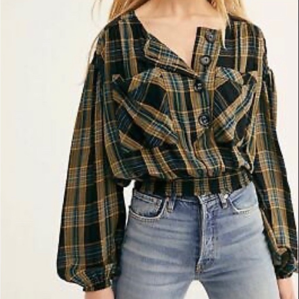 Free People It’s The Good Life Blouse Small